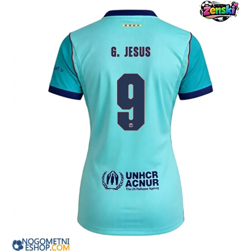 Ženski Nogometni dresi Barcelona Gabriel Jesus #9 Tretji 2026-27 Kratek Rokav